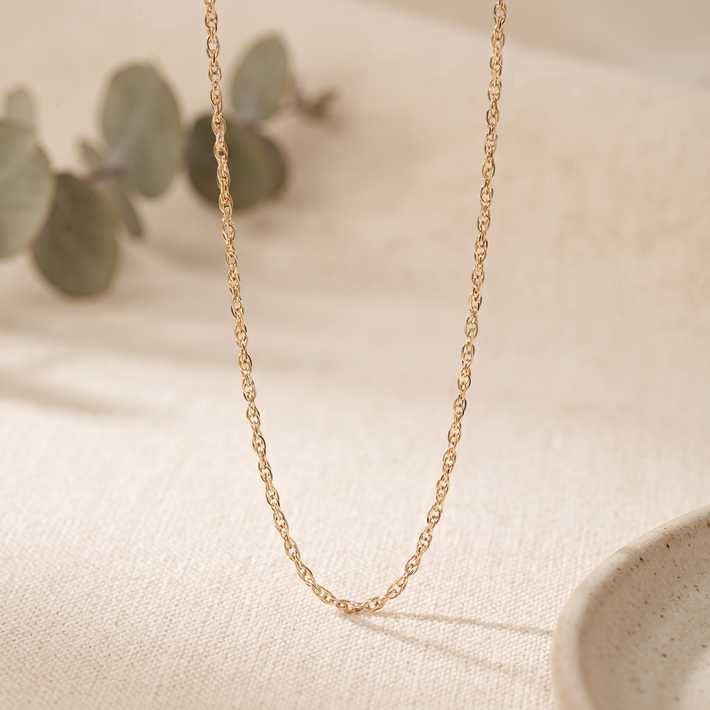 Soie — Collier Chaîne Fine