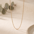 Soie — Collier Chaîne Fine