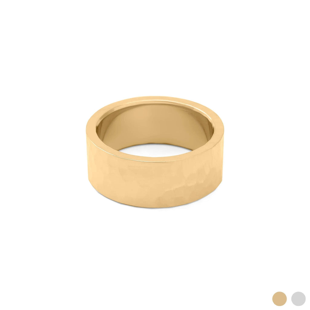 Terre — Bague Martelée