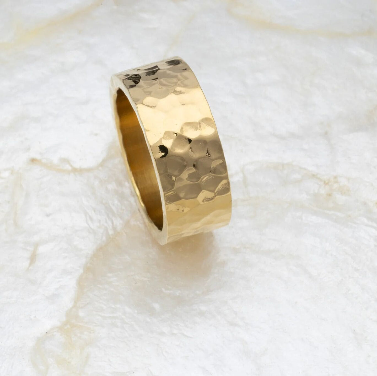 Terre — Bague Martelée
