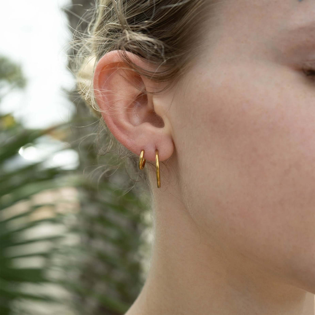 Halo — Boucles Huggie Classique